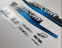 Mercury 9.9HP Two Stroke SeaPro 1999-2006 Outboard Decal Kit